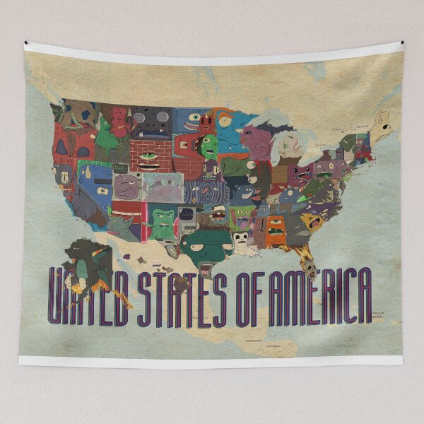 Item preview, The United States of America designed and sold by Daniel Lipsky.