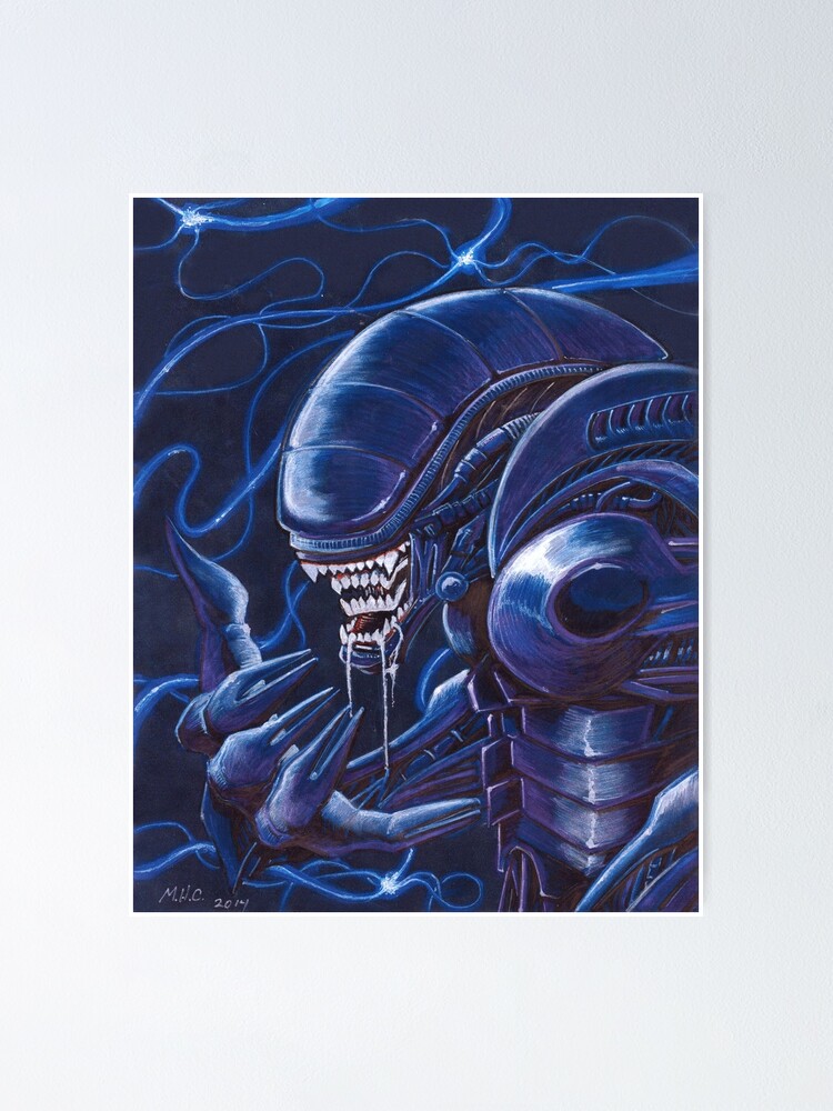 "Xenomorph Shaka" Poster for Sale by artildawn Redbubble