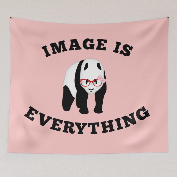 Item preview, Panda in red glasses designed and sold by piedaydesigns.