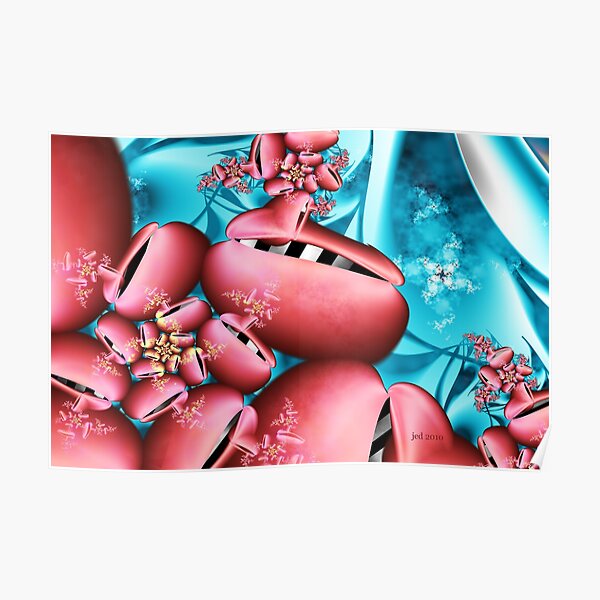 Hungry Pink Pods Poster