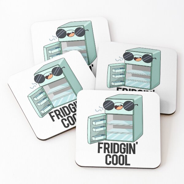 Item preview, Fridgin Cool Funny Refrigerator Puns  designed and sold by punnybone.