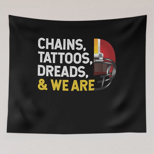 Item preview, Chains, Tattoos, Dreads, & WE ARE Football Lovers Gift designed and sold by Dressed For  Duty.