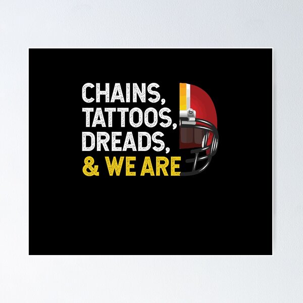 Item preview, Chains, Tattoos, Dreads, & WE ARE Football Lovers Gift designed and sold by Dressed For  Duty.
