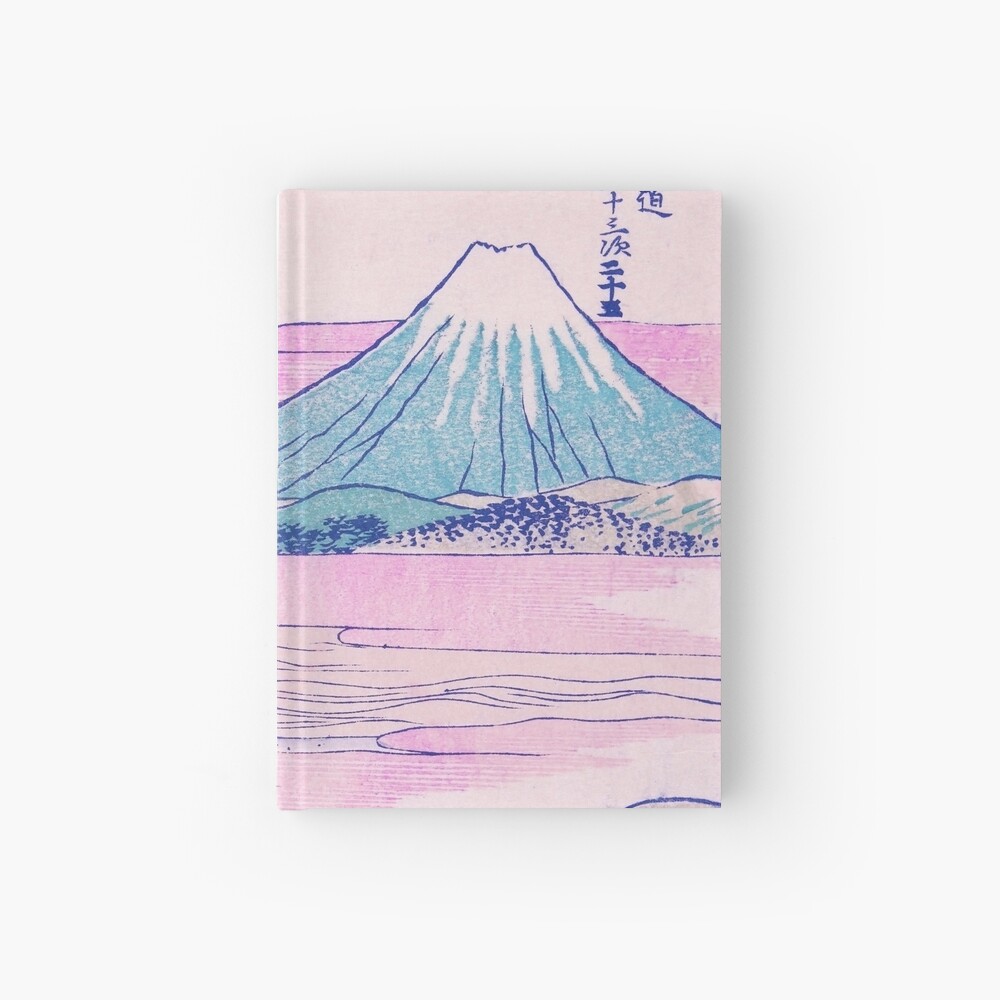 Mount Fuji above Ancient Street Ukiyo-e Japanese Art Wrapping Paper by  VintageArchive