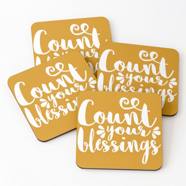 Item preview, Count Your Blessings, white designed and sold by Amy Olsen.