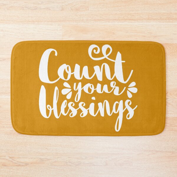 Item preview, Count Your Blessings, white designed and sold by Amy Olsen.