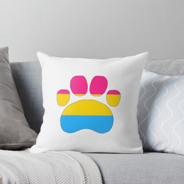 Item preview, Pansexual pride paw print designed and sold by JakobAlvira.