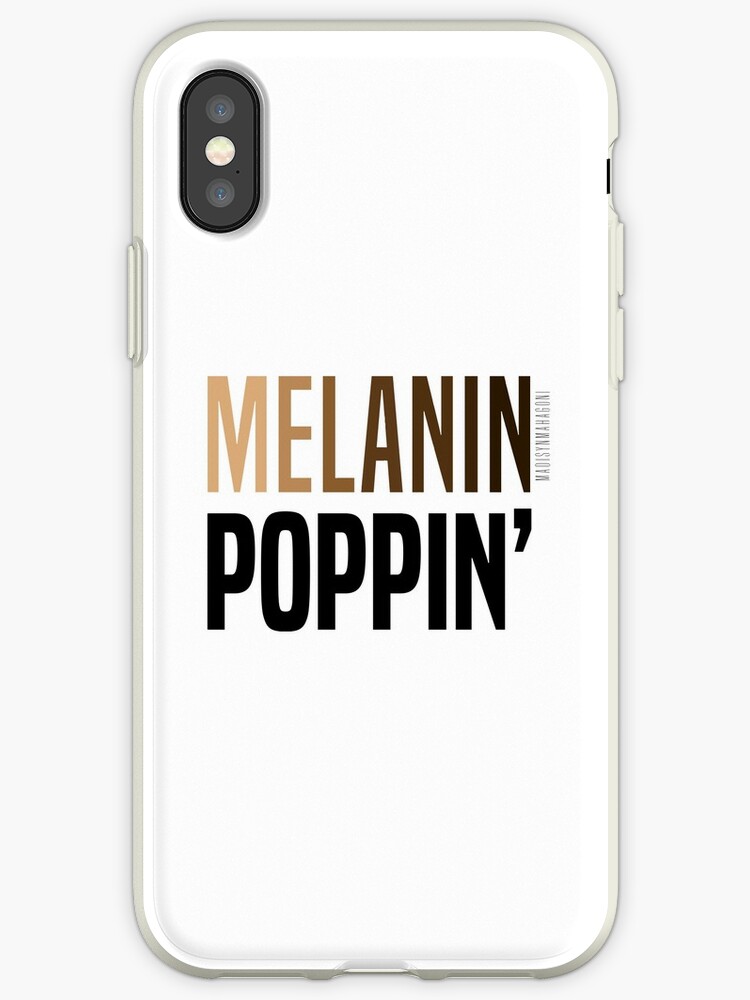 coque iphone xs melanin poppin