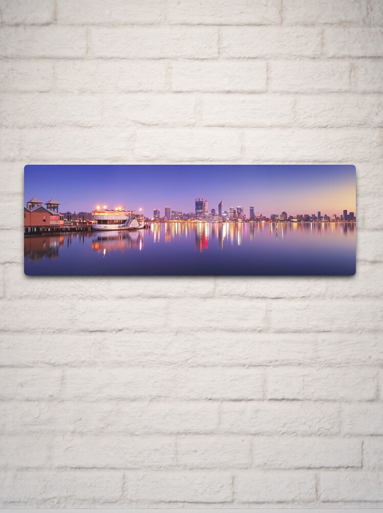 Thumbnail 2 of 4, Metal Print, Perth Awakens, Western Australia designed and sold by Michael Boniwell.