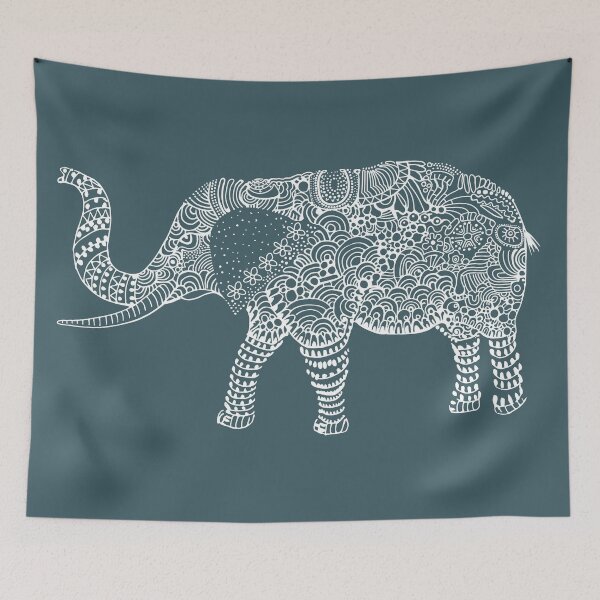 Item preview, WHITE LACE ELEPHANT designed and sold by Eve Kennedy (HEART2ARTS).