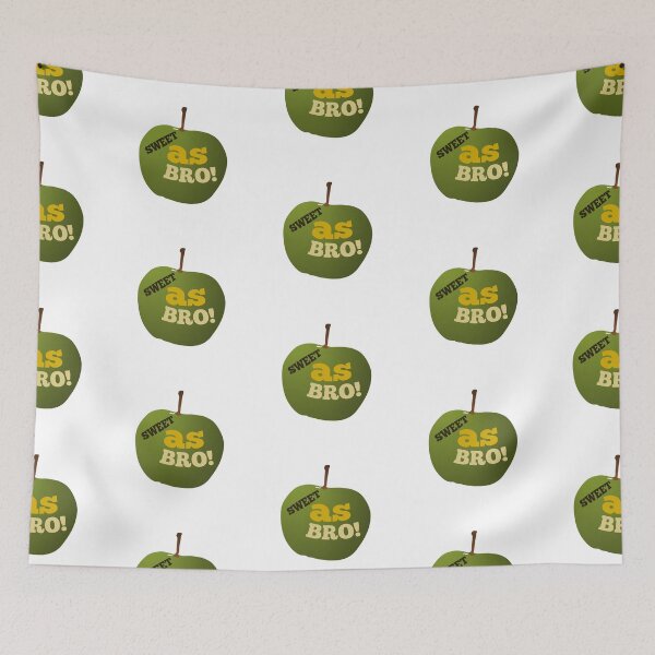 Item preview,  Green apple SWEET AS BRO  designed and sold by piedaydesigns.