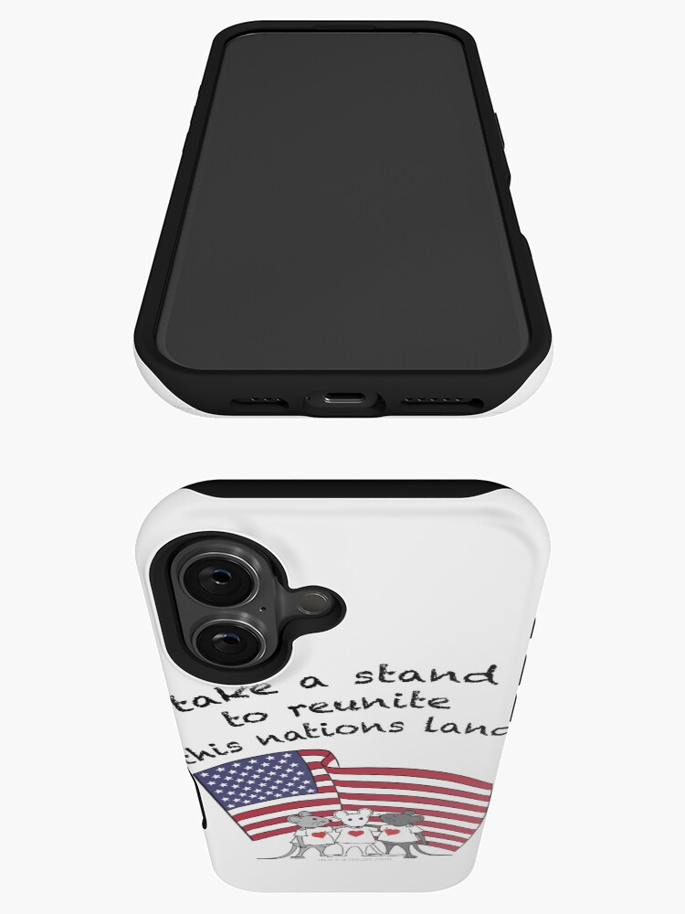 Thumbnail 3 of 4, iPhone Case, MantraMouse® Take a Stand in Color designed and sold by donnamartini.