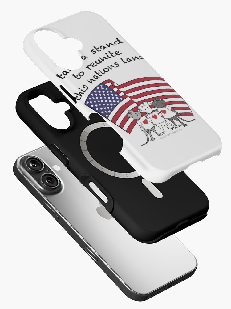 Thumbnail 2 of 4, iPhone Case, MantraMouse® Take a Stand in Color designed and sold by donnamartini.
