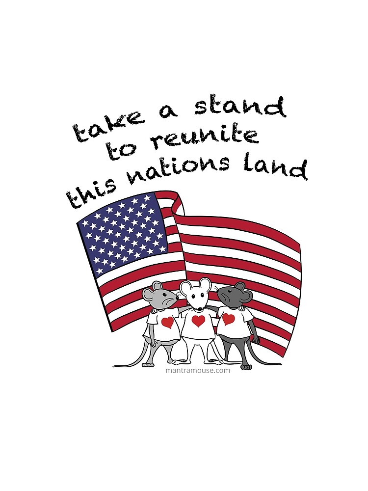 Thumbnail 5 of 5, Graphic T-Shirt, MantraMouse® Take a Stand in Color designed and sold by donnamartini.