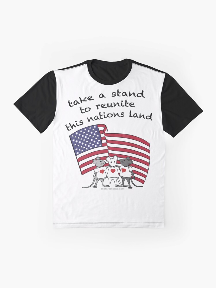 Thumbnail 4 of 5, Graphic T-Shirt, MantraMouse® Take a Stand in Color designed and sold by donnamartini.