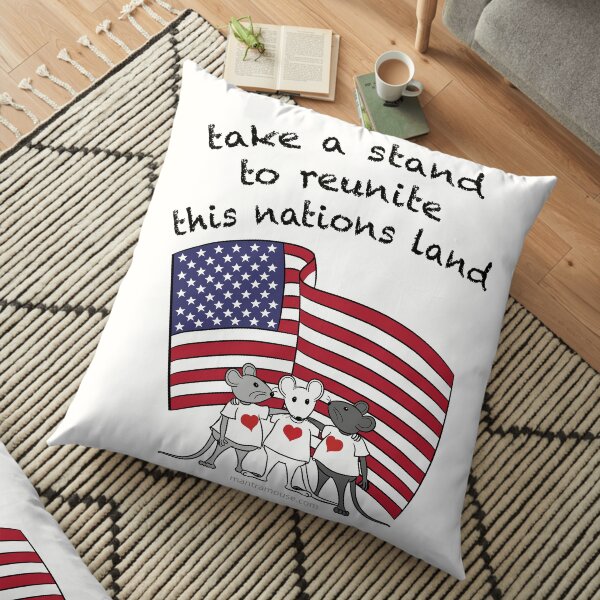 MantraMouse® Take a Stand in Color Floor Pillow