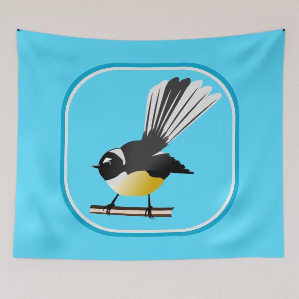 Item preview, Fantail New Zealand Bird designed and sold by piedaydesigns.