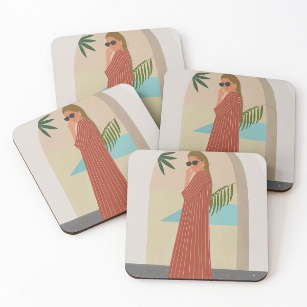 Item preview, vacation, woman illustration, fashion illustration, fashion art, woman art, vacation, summer, tropical designed and sold by uzualsunday.