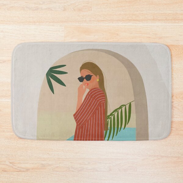 Item preview, vacation, woman illustration, fashion illustration, fashion art, woman art, vacation, summer, tropical designed and sold by uzualsunday.