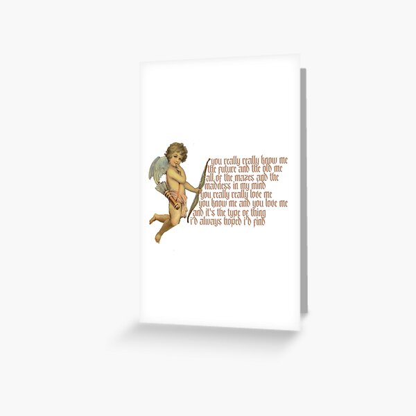 Shameless Lyrics Greeting Card for Sale by Nicole G