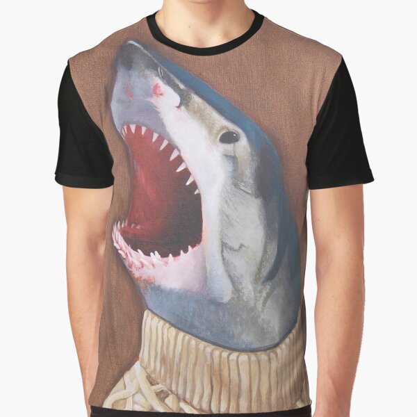 Shark in a Sweater Graphic T-Shirt
