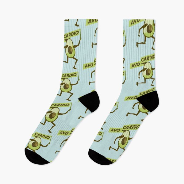 Item preview, AVO-CARDIO funny avocardo running designed and sold by piedaydesigns.