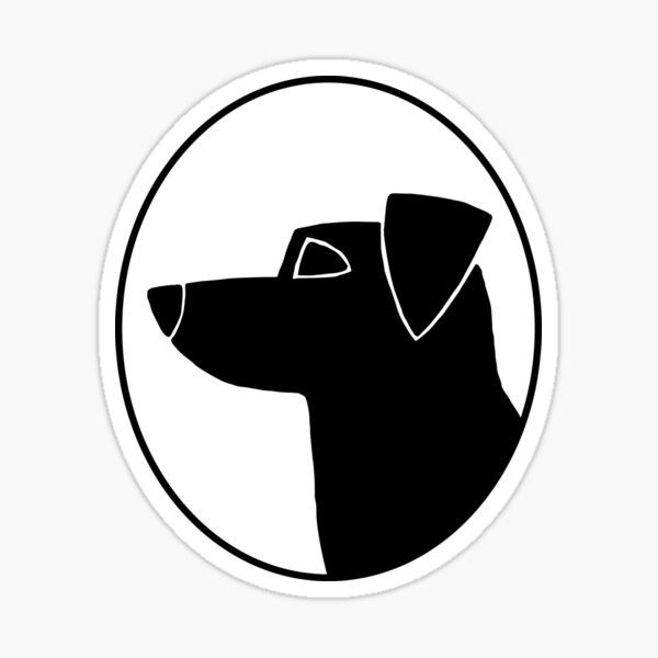 Jack Russell Art shadowheart Silhouette Artwork Made From 