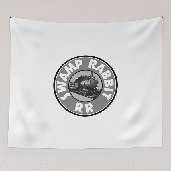 Item preview, Swamp Rabbit Railroad Locomotive designed and sold by SwampfoxDesign.