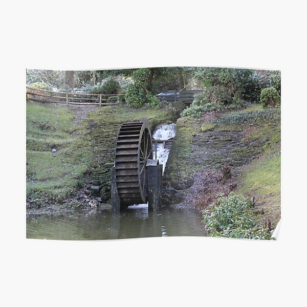 Beech Hill waterwheel Poster