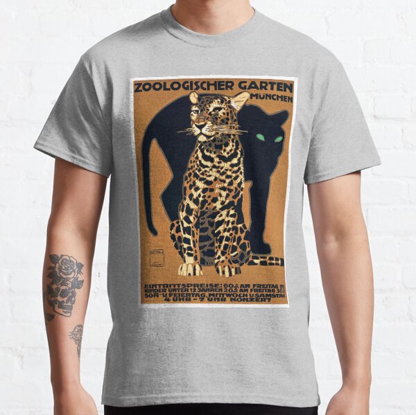 Artikel-Vorschau von 1912 Ludwig Hohlwein München Zoo Leopard And Panther Poster, designt und verkauft von retrographics.