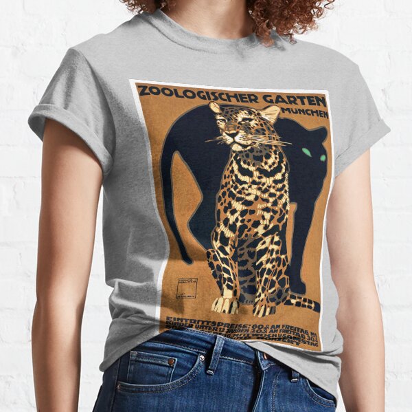 Artikel-Vorschau von 1912 Ludwig Hohlwein München Zoo Leopard And Panther Poster, designt und verkauft von retrographics.
