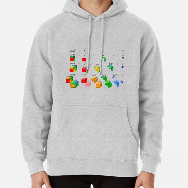#Visualisation of #binomial #expansion up to the 4th #power Pullover Hoodie