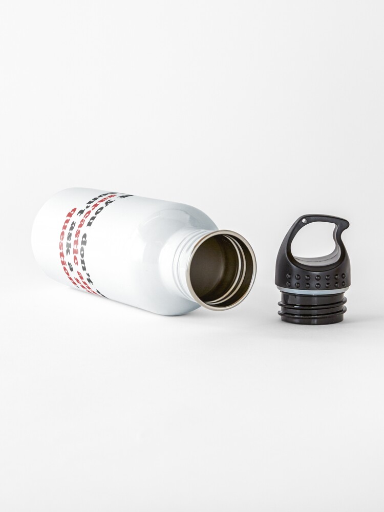 Alternate view of Sarcastic Answers Water Bottle