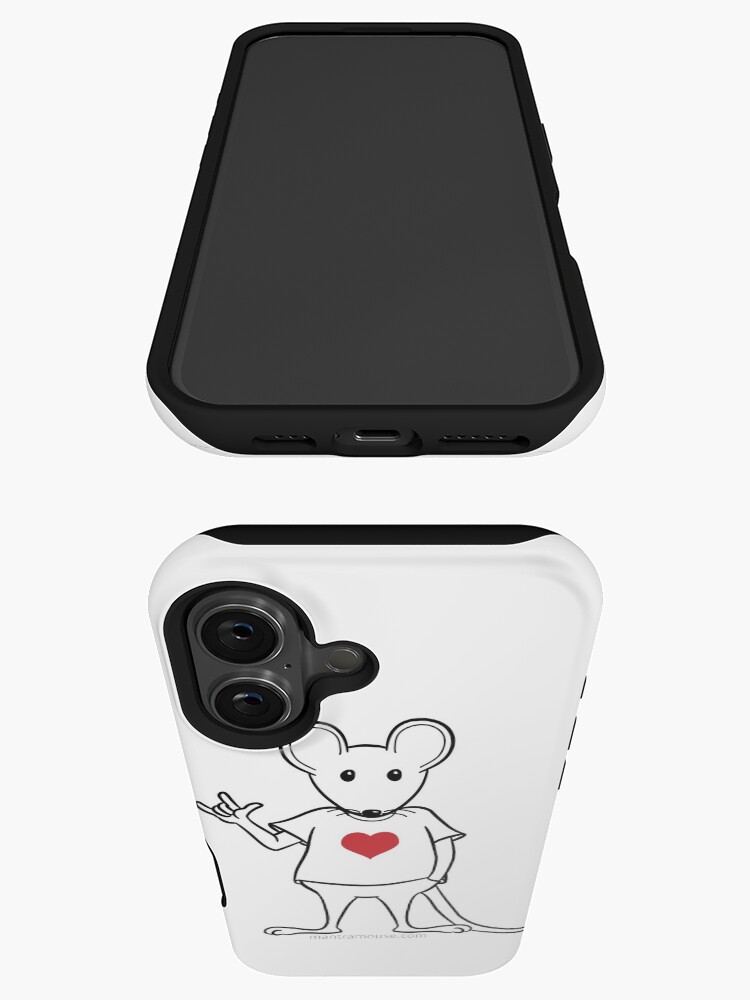 Thumbnail 3 of 4, iPhone Case, MantraMouse® with Love Sign designed and sold by donnamartini.