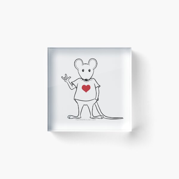 Item preview, MantraMouse® with Love Sign designed and sold by Donna Martini.