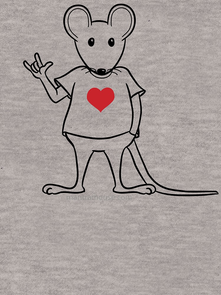 Thumbnail 7 of 7, Essential T-Shirt, MantraMouse® with Love Sign designed and sold by donnamartini.