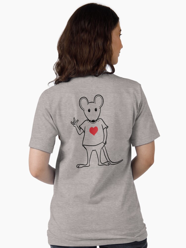 Thumbnail 2 of 7, Essential T-Shirt, MantraMouse® with Love Sign designed and sold by donnamartini.