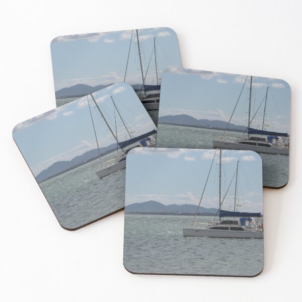 Item preview, Catamaran & You Yang Mountains, Geelong water front, Victoria, Australia.  designed and sold by RitaBlom.