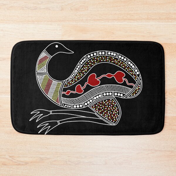 Item preview, Authentic Aboriginal Art -  - The Emu designed and sold by HogarthArts.