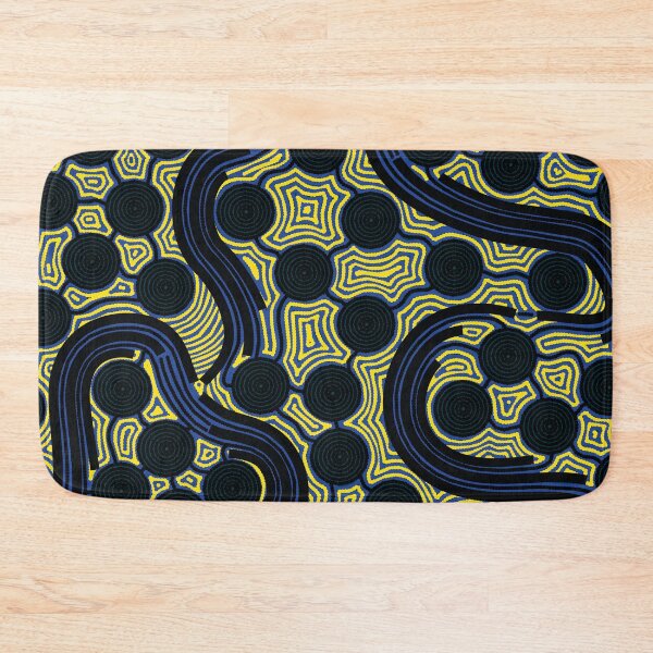 Item preview, Authentic Aboriginal Art -  The Rivers around Us designed and sold by HogarthArts.