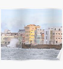 Malecon Havana Poster