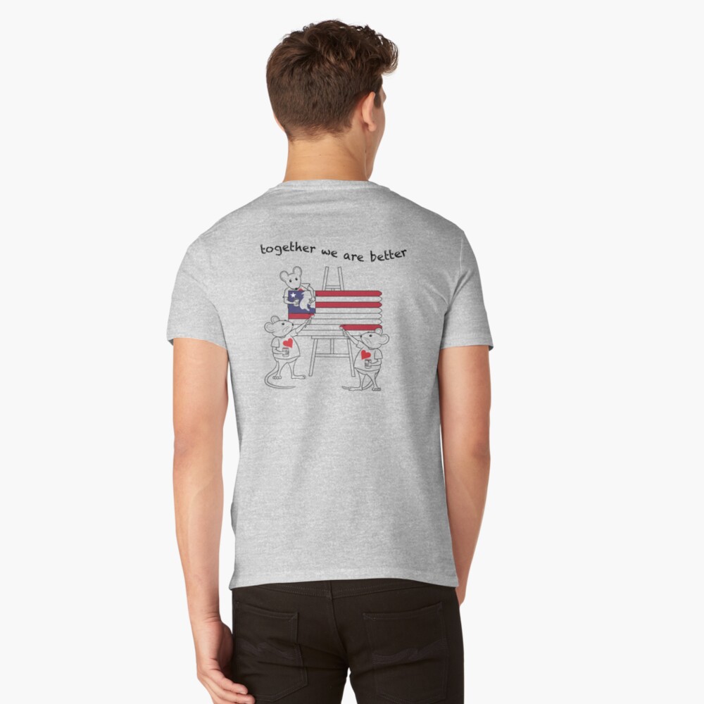 Item preview, V-Neck T-Shirt designed and sold by donnamartini.