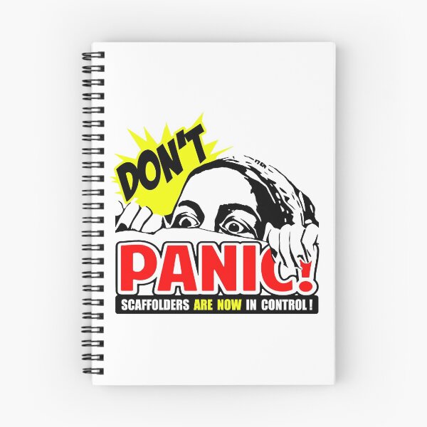 Item preview, Scaffolder; Do not Panic; designed and sold by StickerApe.