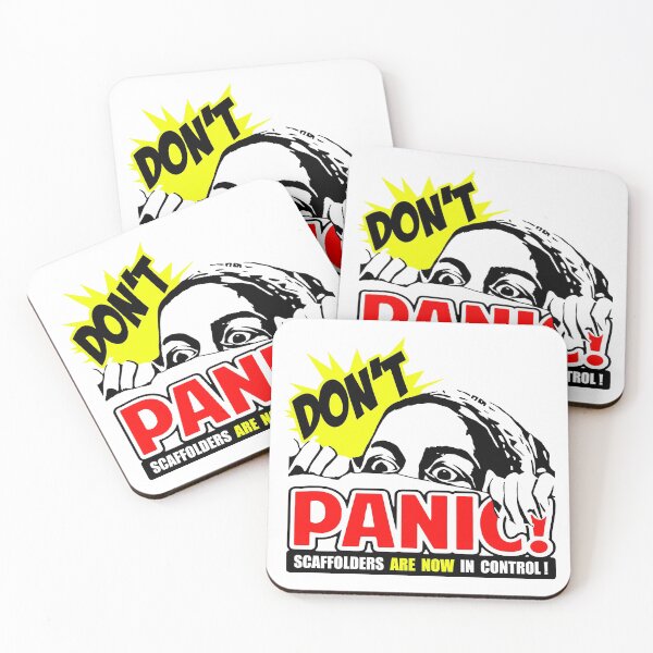 Item preview, Scaffolder; Do not Panic; designed and sold by StickerApe.