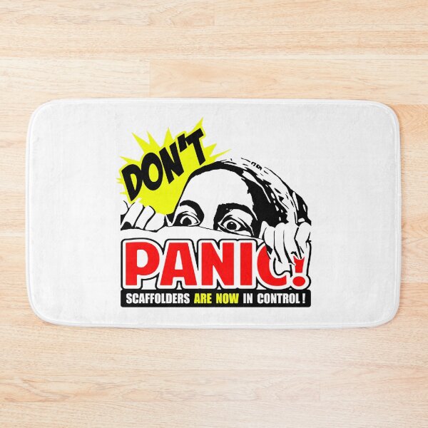 Item preview, Scaffolder; Do not Panic; designed and sold by StickerApe.