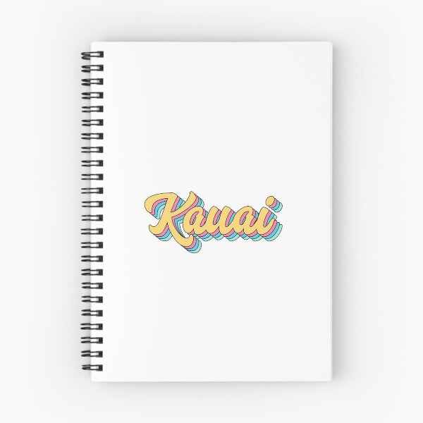 Item preview, Kauai Hawaii Retro Yellow Script designed and sold by modeoftravel.