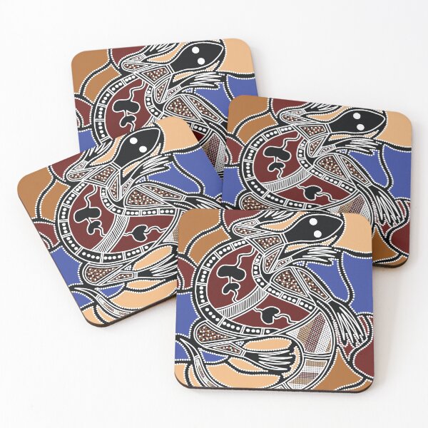 Item preview, Authentic Aboriginal Art -  Goanna (lizard) Dreaming designed and sold by HogarthArts.