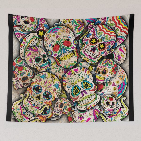 Item preview, Sugar Skull Collage designed and sold by spookydooky.