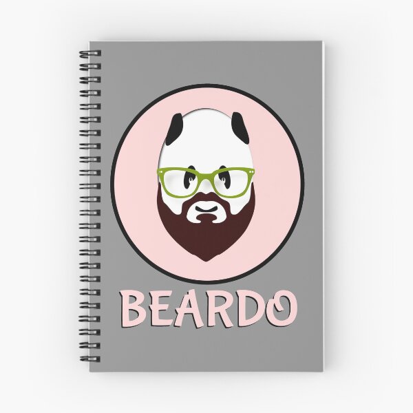 Item preview, BEARDO Panda wearing green glasses  designed and sold by piedaydesigns.