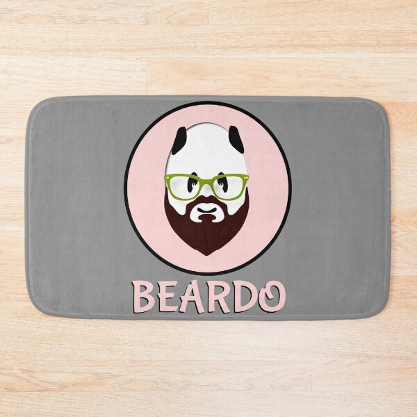 Item preview, BEARDO Panda wearing green glasses  designed and sold by piedaydesigns.